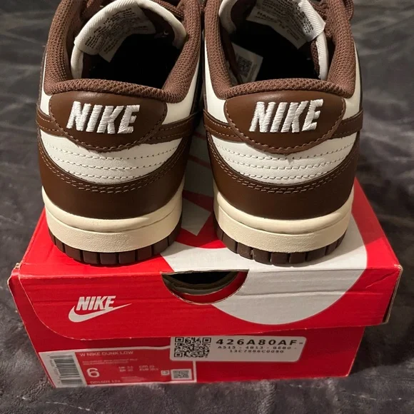 W CoCao Nike Dunks, Size 6 Women’s, size 4.5 Men’s - Picture 1 of 12